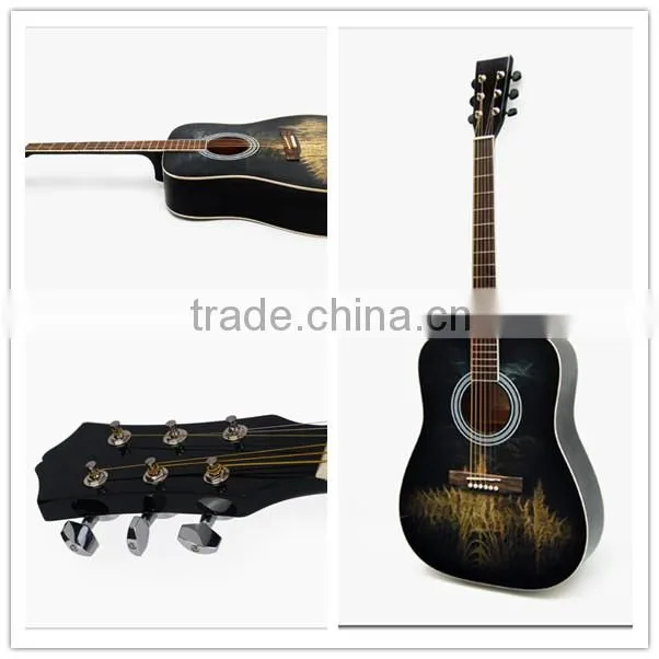 High quality copy global acoustic guitar with accessories