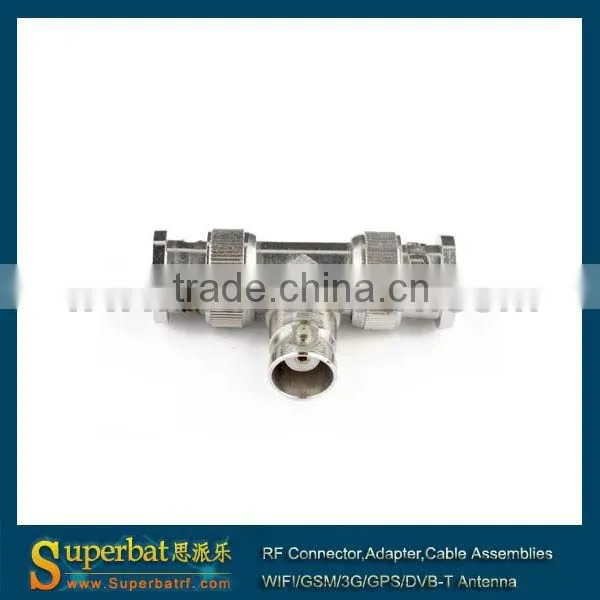 BNC adapter BNC Jack to 2 BNC Plug "T" type connector solar panel adapter
