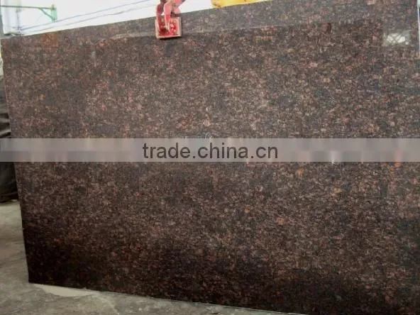 Tan brown granite slab