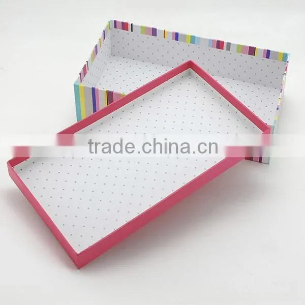 Wholesale Fancy Custom Printing paper gift Box with lid