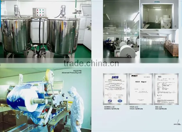 High quality natural soft single cleaning face wipes
