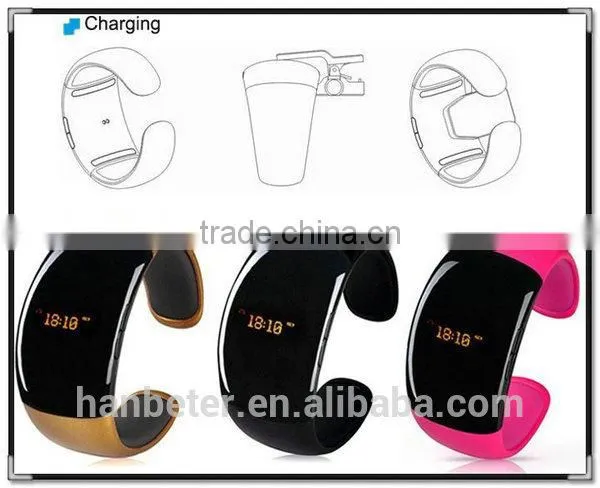 Newest Fashionable Wireless Smart Wristband Bluetooth 3.0 Health Bracelet Watch Phone Waterproof