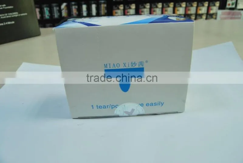 OEM Plastics lid package Nail Art Polish Remover Wet Wipes for ladies