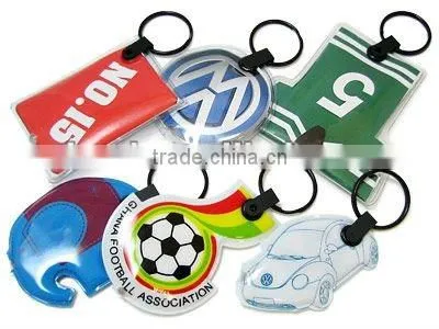 Promotional gift plastic 1 led keychain flashlight