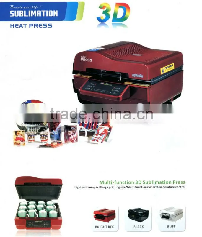 3D sublimation vacuum heat press machine for phone case ,mug ,.......