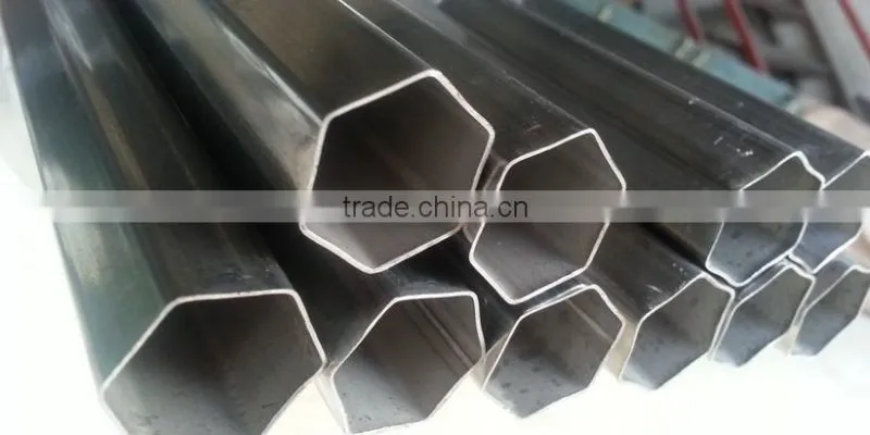 ASTM 304/TP316 seamless hollow hexagonal stainless steel pipe