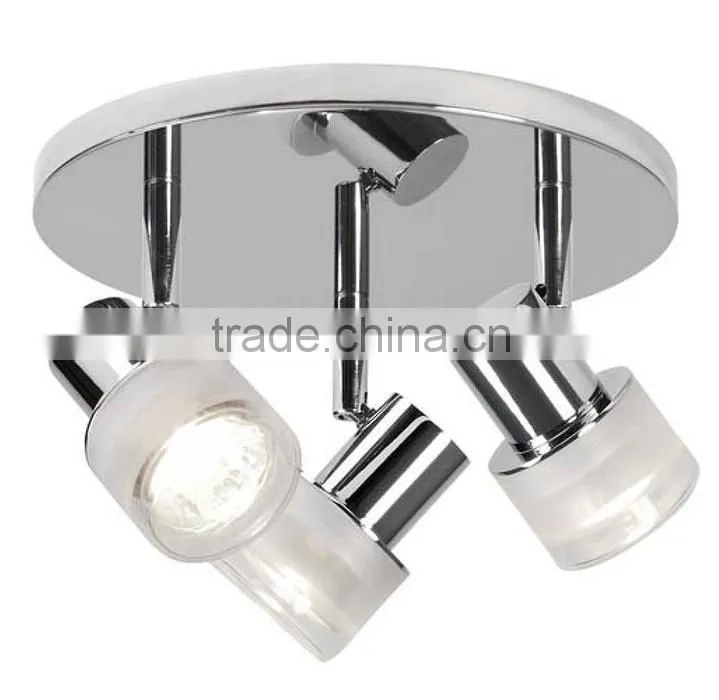 New design of LED ceiling light fixture with three lamps