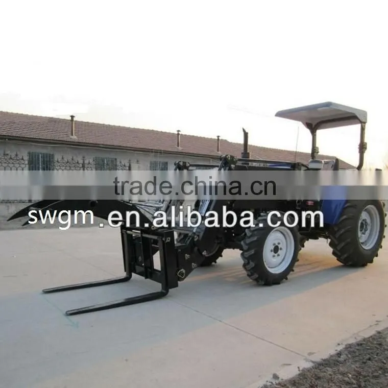 CE certificate Tractor front end loader with Log grab Timber grab for Europe sale