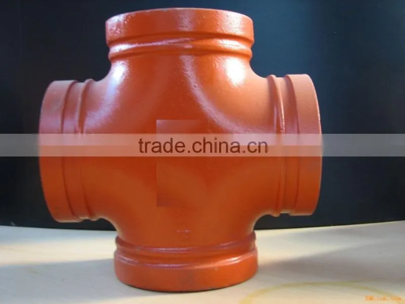20% discounted grooved fittings /ductile iron threaded 90degree elbow