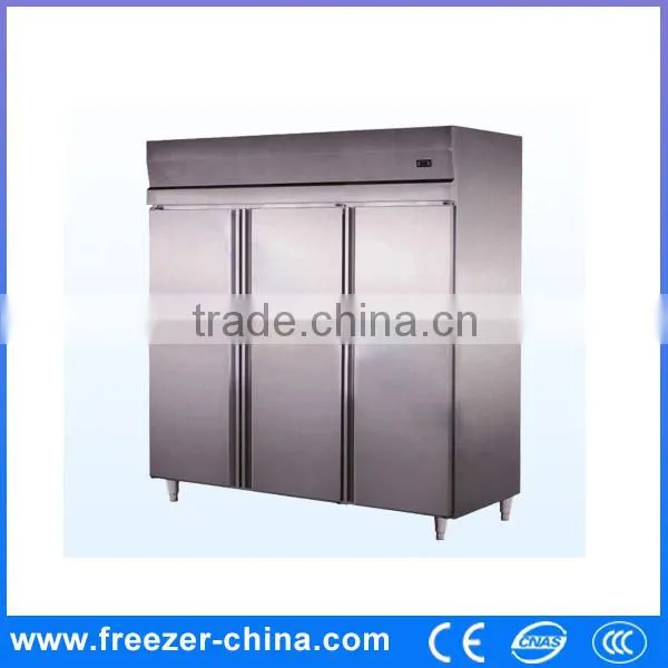 HOT SALE Two door Stainless steel Refrigerated electric salad bar for sale