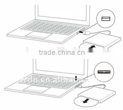 Laptop USB2.0 External DVD RW Drive