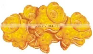 Factory price single-row double-color cream/jam biscuit sandwiching machine