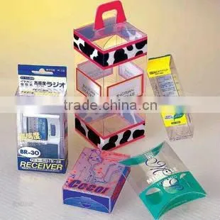 Plastic PP PVC PET Packing Box