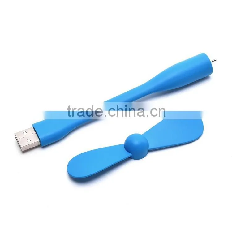 Portable USB Desk Soft Fan Leaves Super Mute Flexible for Laptop Office