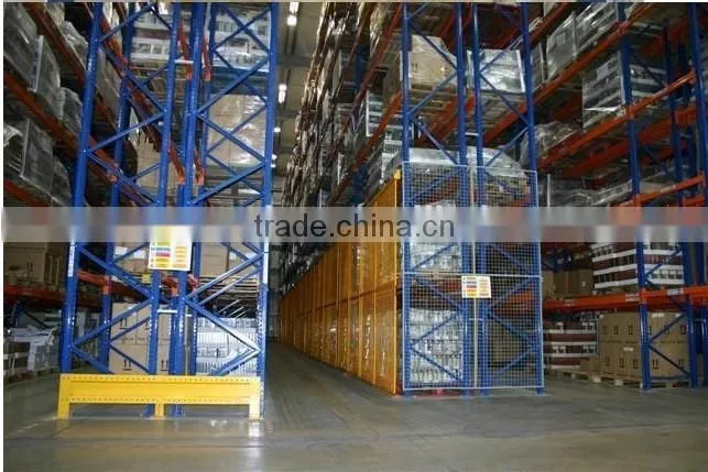 Three -way forklift narrow aisle racking