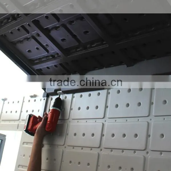 Factory wholesale price decoration of plastic garden shed