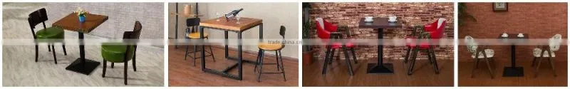High quality rustic art deco restaurant furniture for couples
