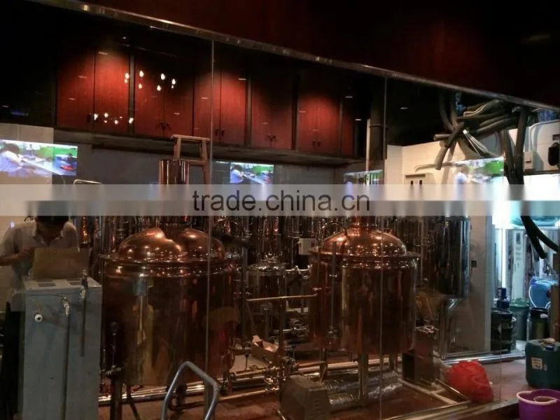 large 15bbl beer brewing equipment with 3 vessel beer brewhouse