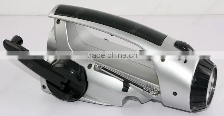 FM Radio with LED Torch,Emergency Cellphone Charger