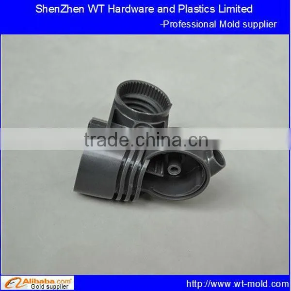 precision ABS plastic injection connector with screw mould