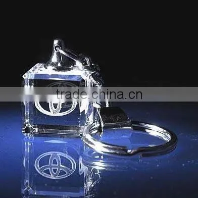 2016 Hot new promotional led crystal keychain