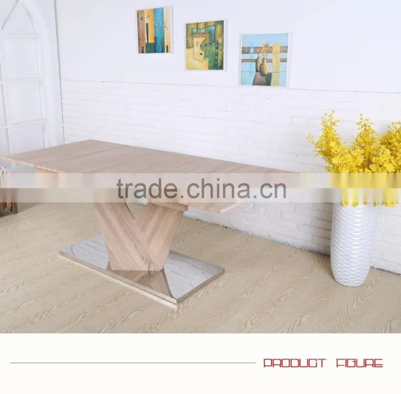 MDF Extendable Dining Chair,Simple Style Luxury Sectional Dining Table