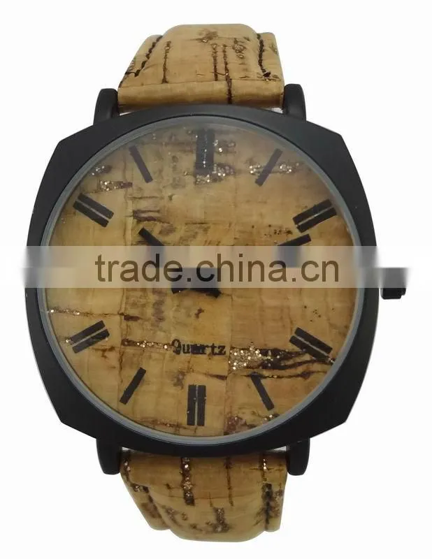 Natural Wooden Watch With High Quality And Fast Delivery Time,Custom Logo Watch pu leather strap