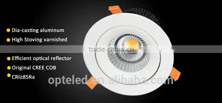Commercial Lighting 5 Years Warranty COB LED Downlight Recessed 6 inch With Philips Driver With CREE COB