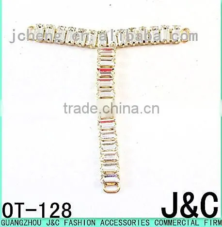 5*10 acrylic stones gold plating fashionble ladies sandal accessories