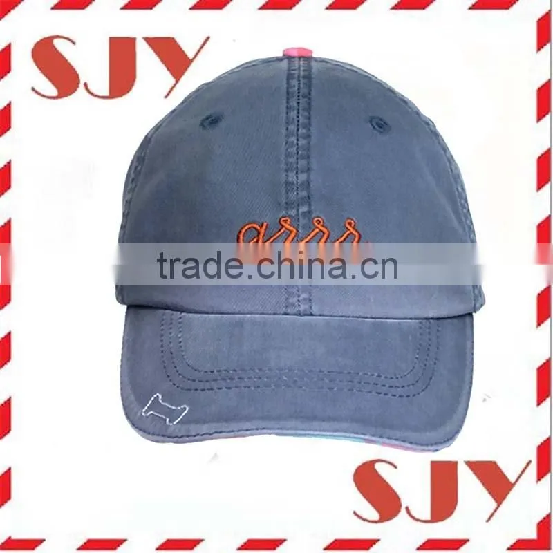 Custom baseball cap embroidered 6 panel low profile sport hat