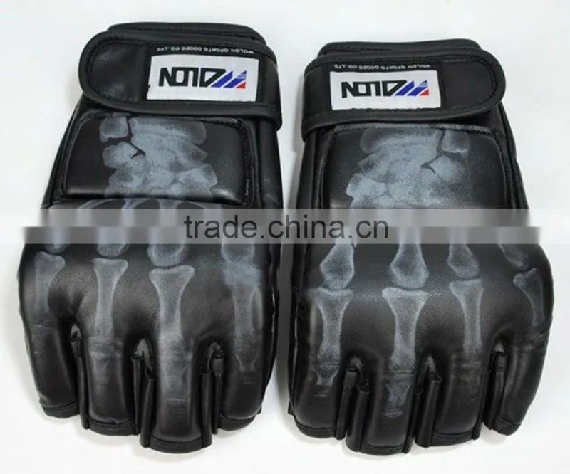 MMA boxing gloves / extension wrist leather / MMA half fighting Boxing Gloves/Competition Training Gloves