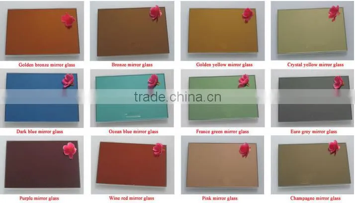 Best quality 1mm 2mm 3mm 4mm 5mm 6mm plain silver mirror sheet glass