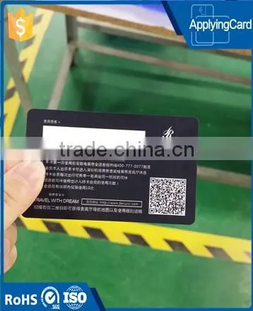 Printed PVC samrt card plastic business gift card for membership with QR Code