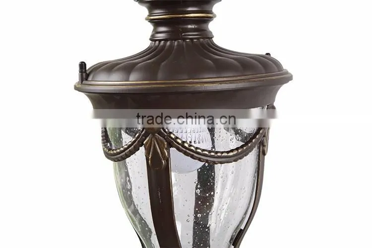 Vintage 110 volt max 300w three head die casting aluminum street lamp