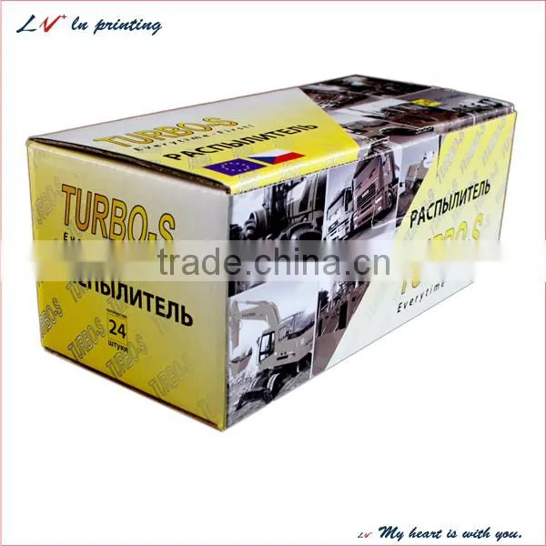 custom clour durable corrugated mechanical elements box