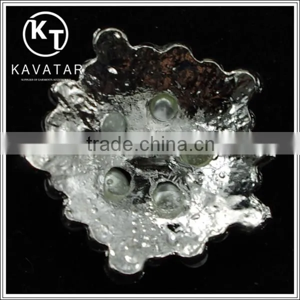 Good quality NK003 metal rhinestone button for clothes
