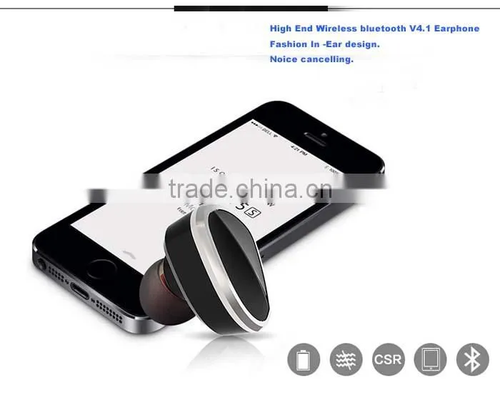 Wireless Earpiece Bluetooth earbud For all smart phones