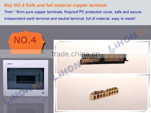 Luxurious series surface & flush mount auto open ftth power distribution box