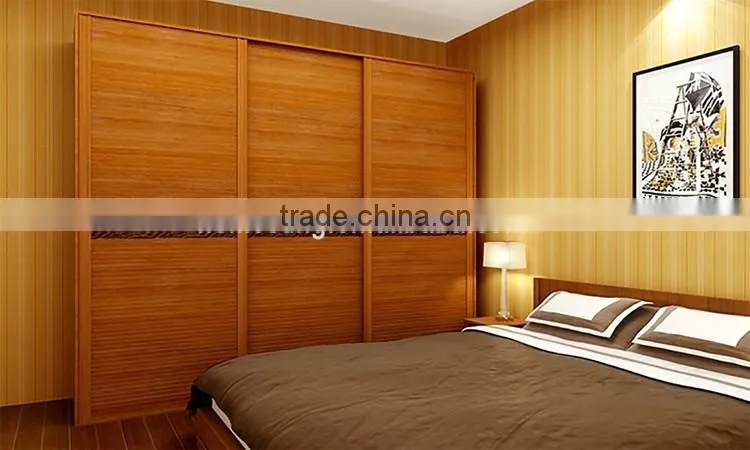 4 Door Wooden Veneer Designs Lightweight Portable Armoire Wardrobe Closet