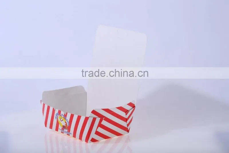 GoBest hot sale foldable customized paper packaging lunch box