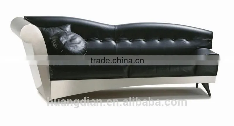 cowhide chaise lounge chair lounge furniture LC7005