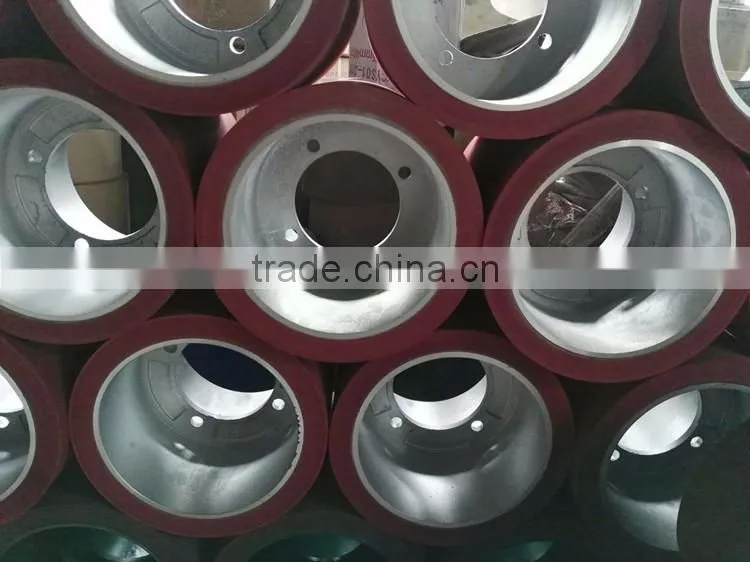 6inch brown rice hulller rubber roller on Aluminium Drum