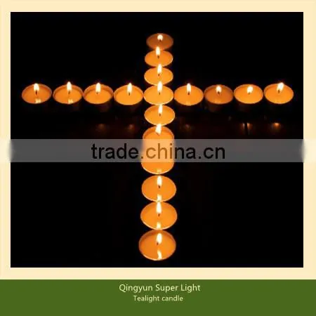 white tea light candle 14g