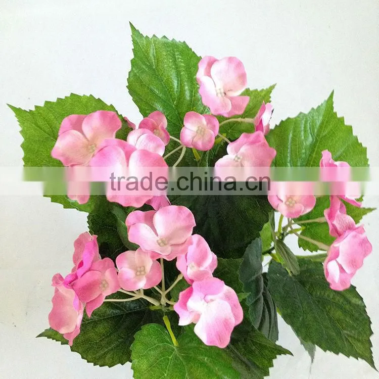 making artificial table hydrangea flower bonsai