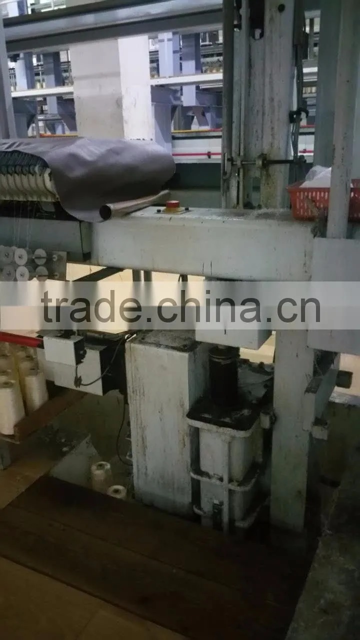Second hand computerized Saurer 5040E schiffli color changed embroidery machine