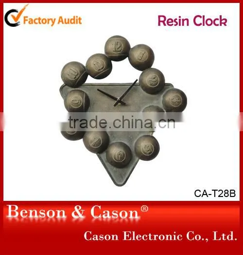 2015 Special Style Creative Resin Wall Clock