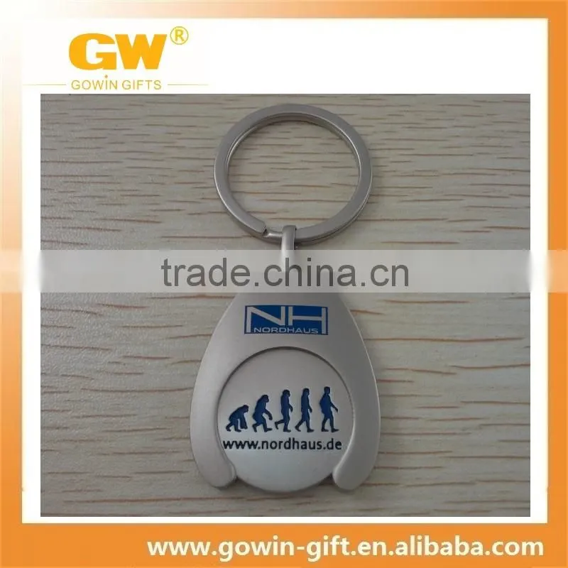 trolley token coin keychain /coin holder keychain