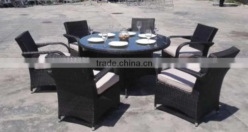 Wholesale Hot Selling All Weather Garden Furniture of Rattan Dining Set