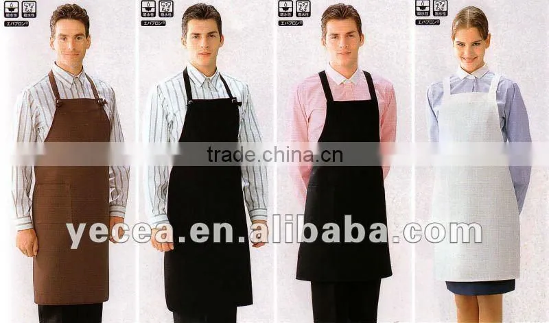 HOT selled unisex resturant chef and waiter apron uniform