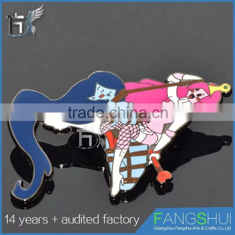 Personalized custom metal pin badges low price wholesale